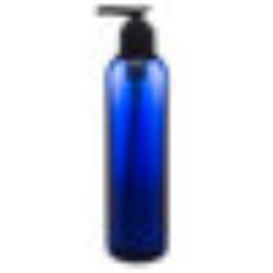Cobalt Plastic Bottle with Pump 8 oz - Massage Lotion & Oil Bottle
